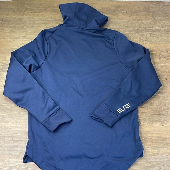 Nike Men’s Navy Blue Gonzaga Basketball Hooded Pullover Sweatshirt, size medium - Picture 9 of 10